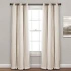 Sheer Grommet Curtains With Insulated Blackout Lining  Window Curtain Panels    