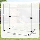 6 Piece Dog Agility Set With Adjustable Height Jump Bars  White