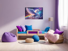Cute Unicorn Pegasus Poster Kids Wall Art Print Nursery Room Playroom Home Decor