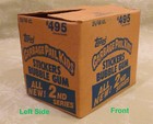 1985 Topps Garbage Pail Kids 2nd Series 2 Os2 Card Empty Wax Box Display Case  