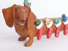 Westland Hot Diggity Dog Christmas Stockings Dachshund  16445  Christmas Weiner