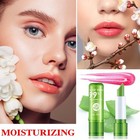 3 Pcs Aloe Vera Lipstick long Lasting Lip Care Nutritious Plumper Lip Balm Moist