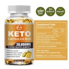 Keto Bhb 2000mg Ketone Fat Burner Weight Loss Diet Pills Ketosis 120-600ct