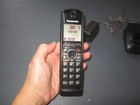 Panasonic Kx-tga660 B Cordless Phone Handset W pnlc1017 Cradle Nobattery - Works