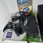 Microsoft Xbox 360 S Slim 4gb Console Bundle W cords Controller Tested