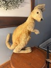 Vintage Steiff 17  Inch Tall Kangaroo Excelsior Wood Wool Stuffing