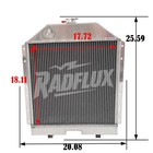 2-row Tractor Radiator Fit Case Ih New Holland Hesston Oliver Allis Chalmers New