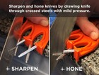 Edgemaker Knife Sharpener - The Edgemaker Pro  331 Orange - 8 1 2  Overall - Usa