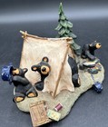 Bearfoots Camp Runamuck Figurine Bears Camping Jeff Fleming Big Sky Carvers Read