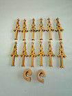Dollhouse Miniature Lot 12 Decorative Posts   2 Top Curves For Staircase 1 12