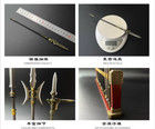 Three Kingdoms Martial Arts Cold Weapon Model Set Metal 18 Weapons Have Rack