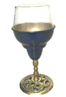 Vintage Judaica Shabbat Kiddush Cup Judaism Israel Hebrew Jewish Shabbos Brass