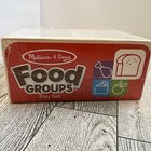 Melissa   Doug Toddlers Wooden Food Groups Bread Bun Pretzel   Rice Play Set Toy