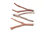 Manzanita Bird Perches Set Of 3 Forked Multibranch  W  Hardware   Fine Set