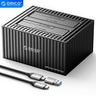 Orico Dual Bay Hard Drive Docking Station Usb C 3 1 Sata For 3 5 2 5    Hdd ssd