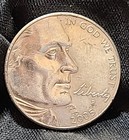 2005 P Speared Bison Jefferson Nickel Buffalo Error Nickels