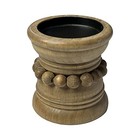 Dwellington Farmhouse Rustic Wood Pillar Candle Holder For Pillar Candles  De   