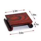 Creative Octagonal Grain Whole Wood B-2 6  L X 1 9      w X 0 7  H Rosewood