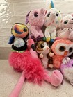 Plush Stuffed Animals Lot Of 15 Ty Beanie Boos Aurora Toys Holiday Gift Bundle