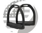 Quick Release Horse Stirrup Horse Safety Black Stirrups Size 4 75 Steel