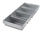 Chicago Metallic 49145 Bread Pan 4-strap 10x5