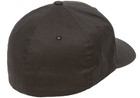 Flexfit Unisex Cotton Twill Fitted Baseball Cap  Black  Small-medium Us
