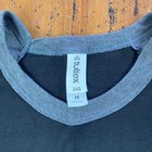 Kiss Band Raglan 3 4 Sleeve T Shirt Black Gray Men s women s M Unisex Tultex 245