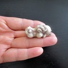 Vintage Handwork Netsuke Necklace Deer Horn Pendant Hippo Statue Figure Sysn332