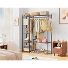 Wardrobe Closet portable Clothes Rack With 4 Tiers Shelves freestanding Closet