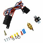 3 8  175 185 Electric Engine Fan Thermostat Temperature Relay Switch Sensor Kit