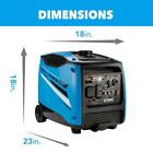 Pulsar Inverter Generator 4500 3700w Dual-fuel Recoil remote push-start Co-alert