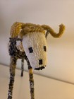 Authentic Monkeybiz Beaded Boki Sculpture     15  Handmade South African Folk Art 