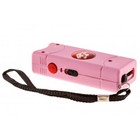 Combo Gift Set Rechargeable Stun Gun   Pepper Spray W Led Light   Pink Bling