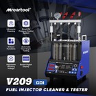Gdi Ultrasonic Fuel Injector Tester Cleaner 4-cylinder Injector Cleaning Machine