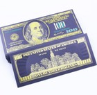 100 Pcs Black Gold Paper Money  100 Us Dollar Crafts Banknote Collection New
