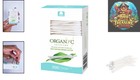 Eco-friendly 100  Certified Organic Cotton Swabs  200 Count - Safe For All