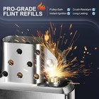 Lighter Flints 100 Pcs  Premium Flint Replacement Refills  Multi-brand    