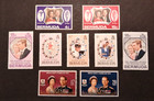 Bermuda   Lot Of 9 British Royal Tribute Issues 1972   81  4 Compl Sets  See Descr