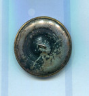 Large Vintage Metal Picture Button- Cherub By Fountain- 1 7 16 Inch