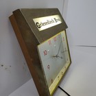 Vintage Griesedieck Brothers Beer Lighted Electric Clock Advertising Bar Light