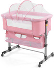 3 In 1 Baby Travel Crib Sleeping Bed Portable Infant Toddler Mosquito Net Pink