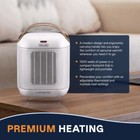 De longhi Capsule Ceramic 1500w Indoor Heater - White new 