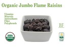 Organic Flame Raisins Seedless No Added Sugar Nogmo Unsulfured Vegan Bulk