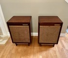 Vtg Mid-century Modern Columbia 2 Piece Hi-fi Console Model 680 - Rare