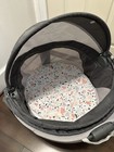 Fisher-price Portable Bassinet On-the-go Baby Dome Travel Play Spacerosy Windmil