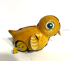 Vintage Tin Wind-up Chick Bird Toy Made In Japan