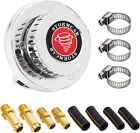    1-6 Psi Universal Adjustable Fuel Pressure Regulator Kit For Carburetor Engine   