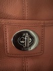 Authentic Coach Pebble Leather Hippie Crossbody Purse Handbag Peach F19265 Nwt