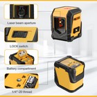 Prexiso 50ft Laser Level Level Line Leveler Tools Self-leveling Cross Line Laser