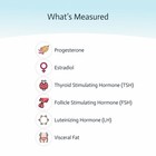Choose Health 6-in-1 Female Hormone Test   Progesterone   Estradiol   Lh     